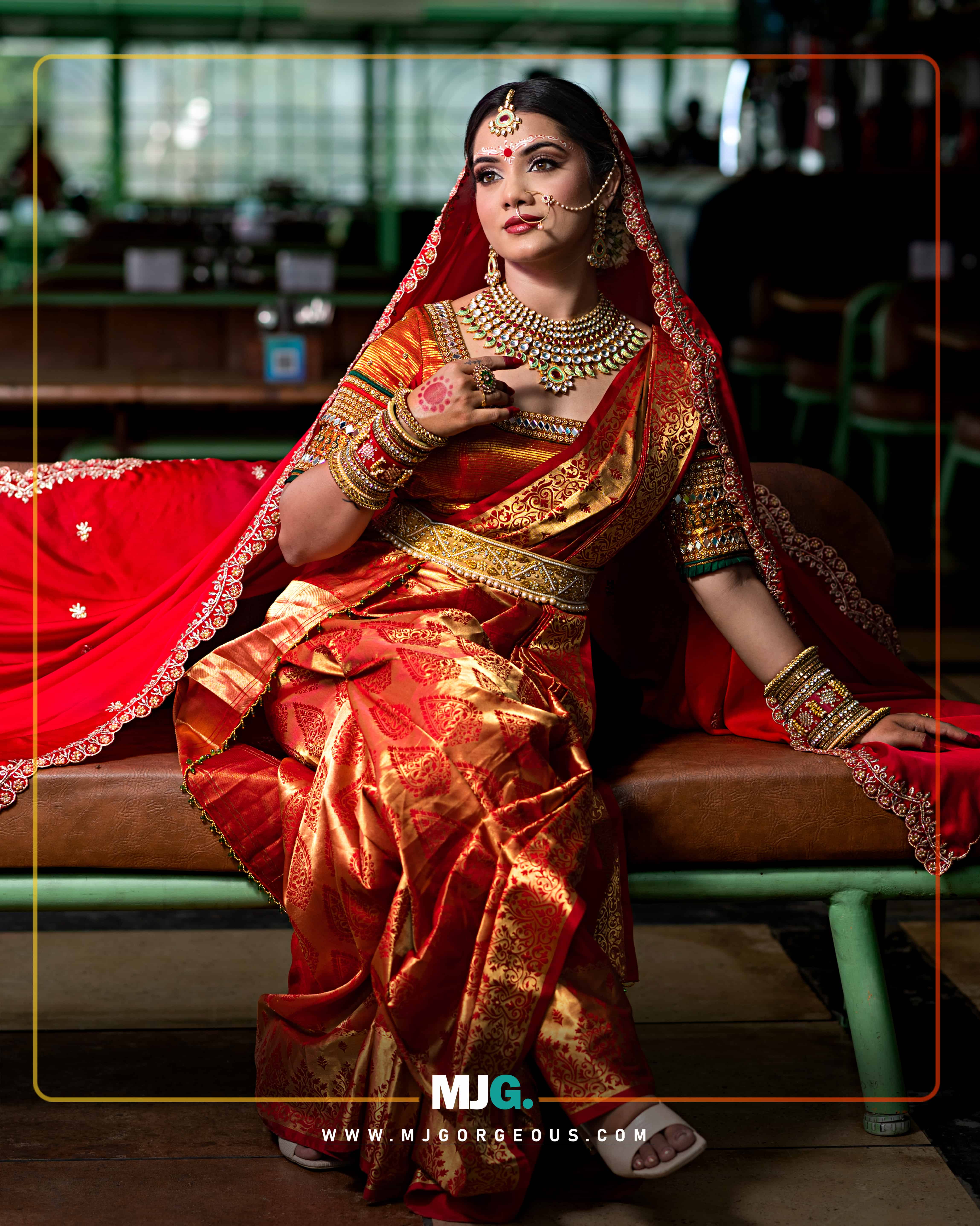 Stunning north indian bridal look