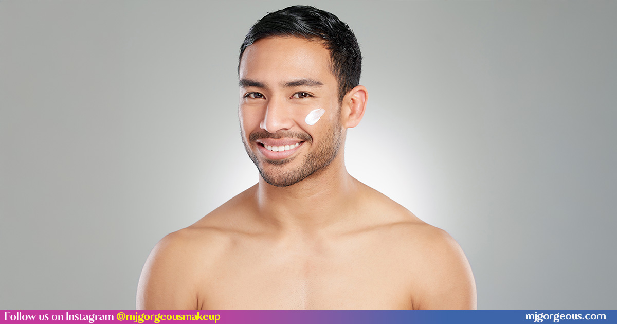 Beginner men skincare and makeup