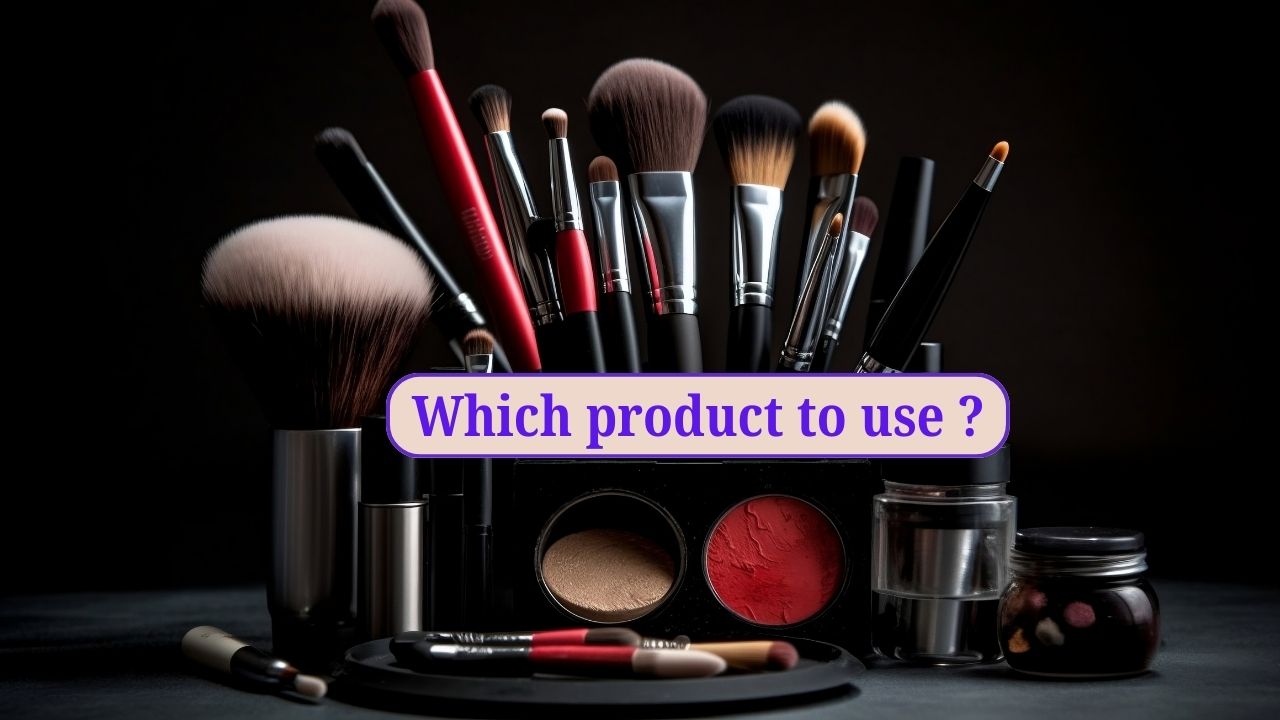 Different Type of makeup brush 