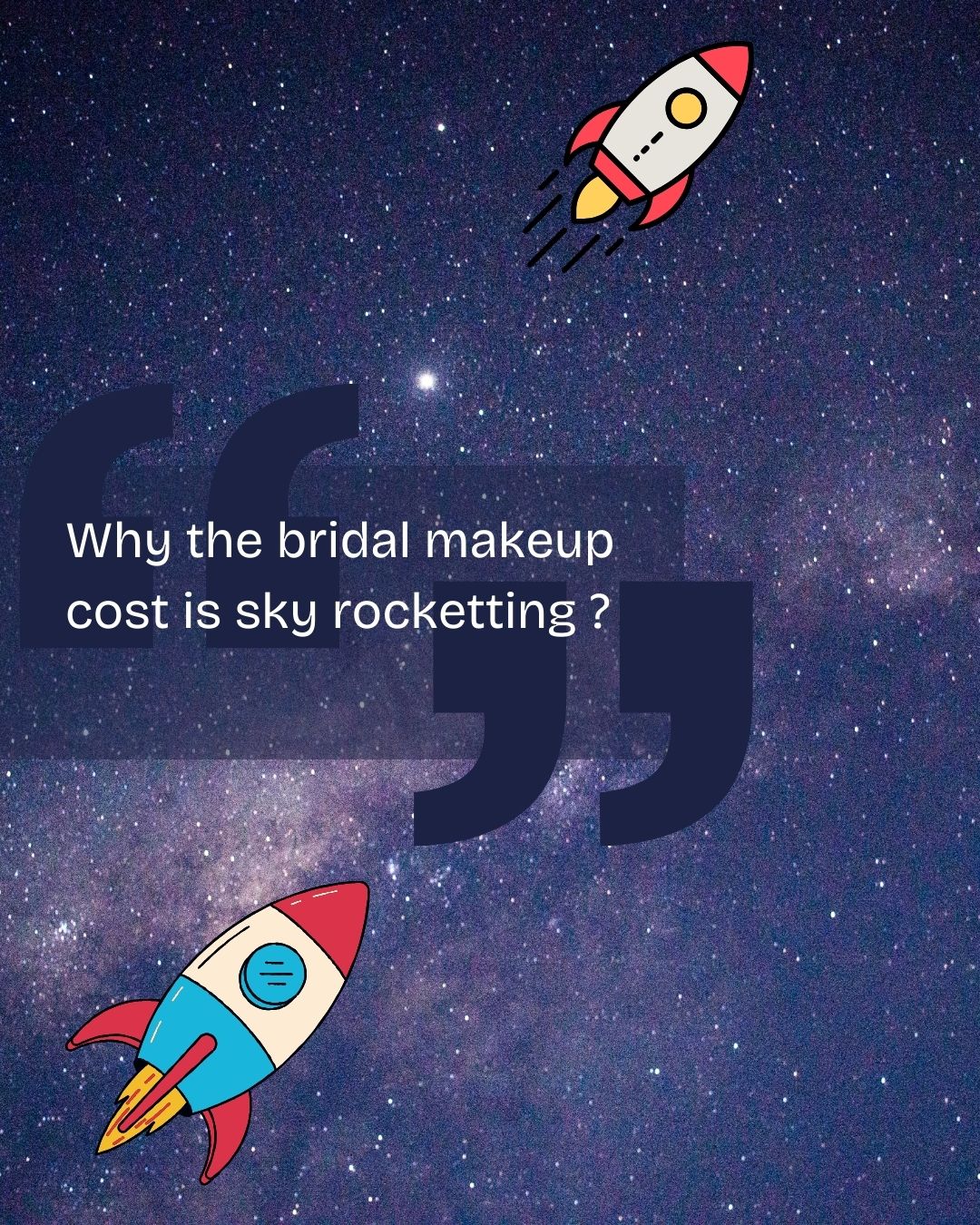 Bridal makeup artist working on a bride, with luxury products and tools