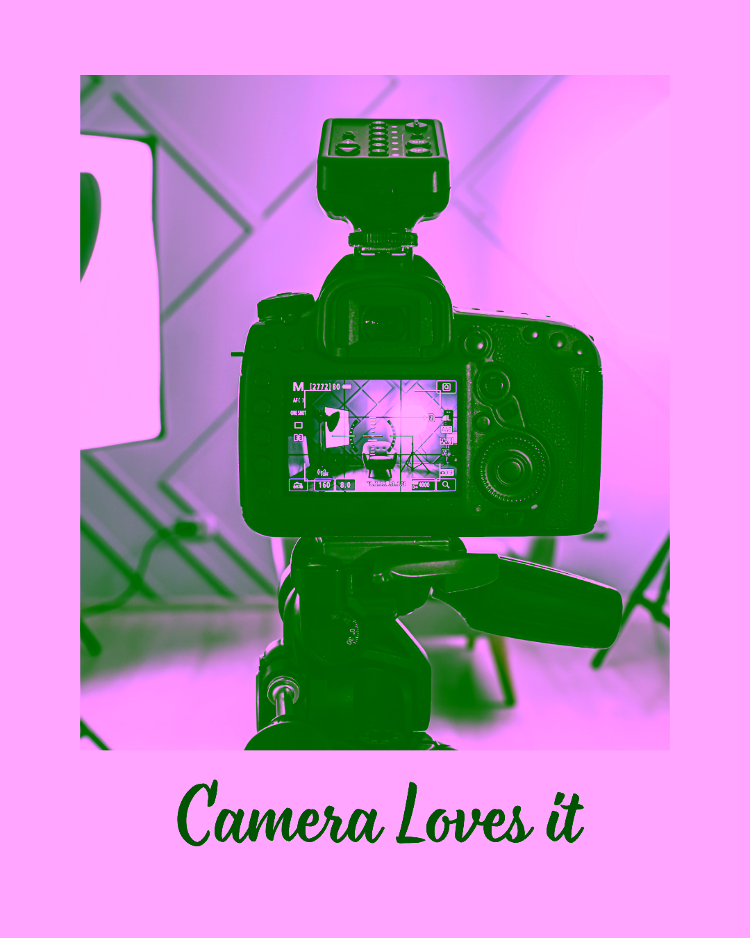 DSLR Aiming at Makeup Scene