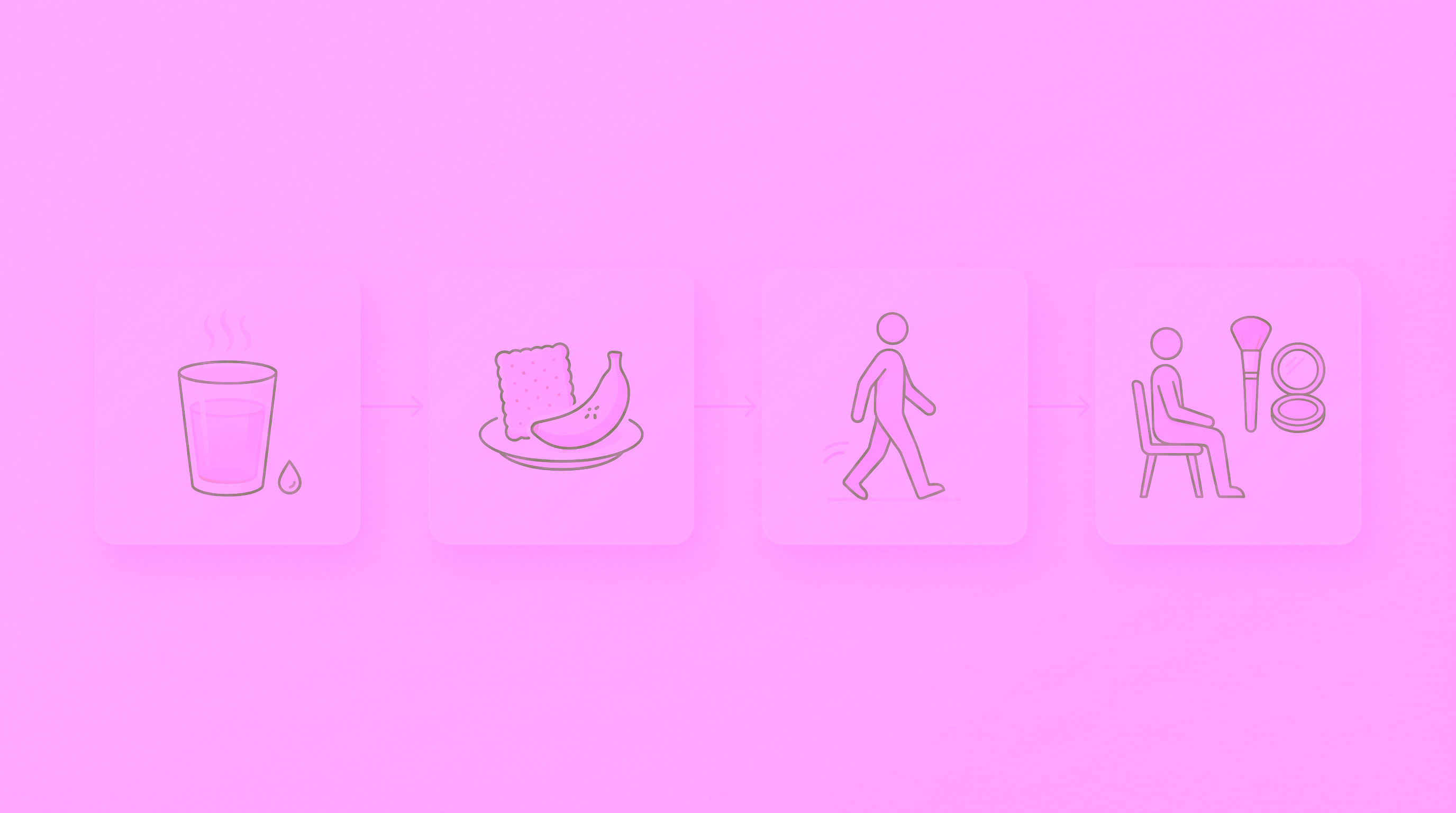 Preventive routine before events