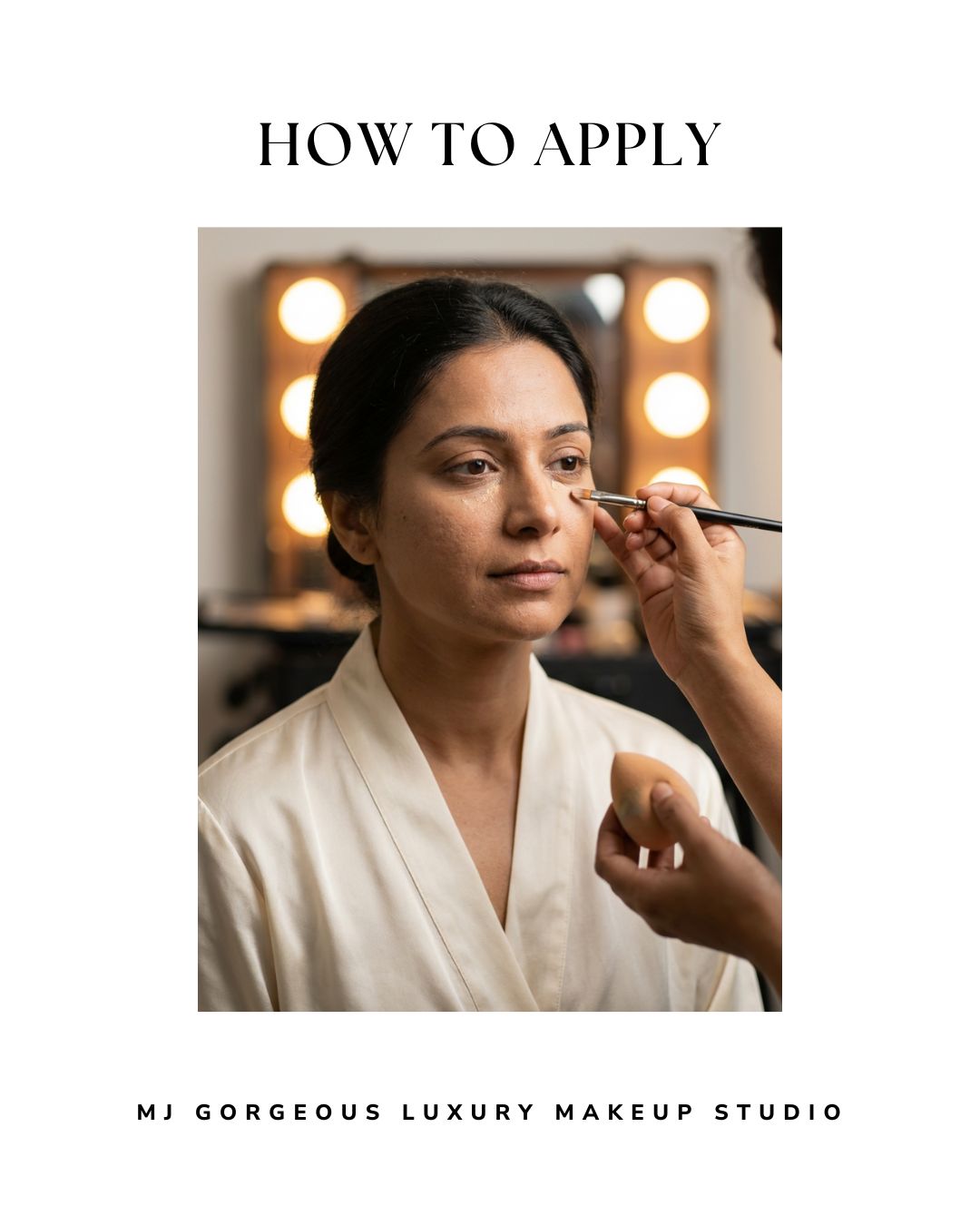 How to apply concealer correctly