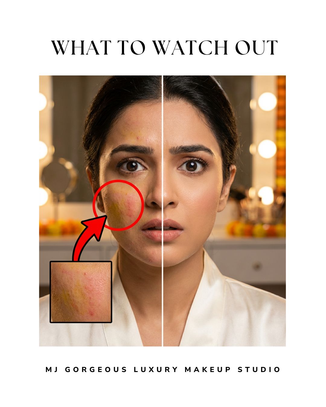 Skin sensitivity reaction to haldi