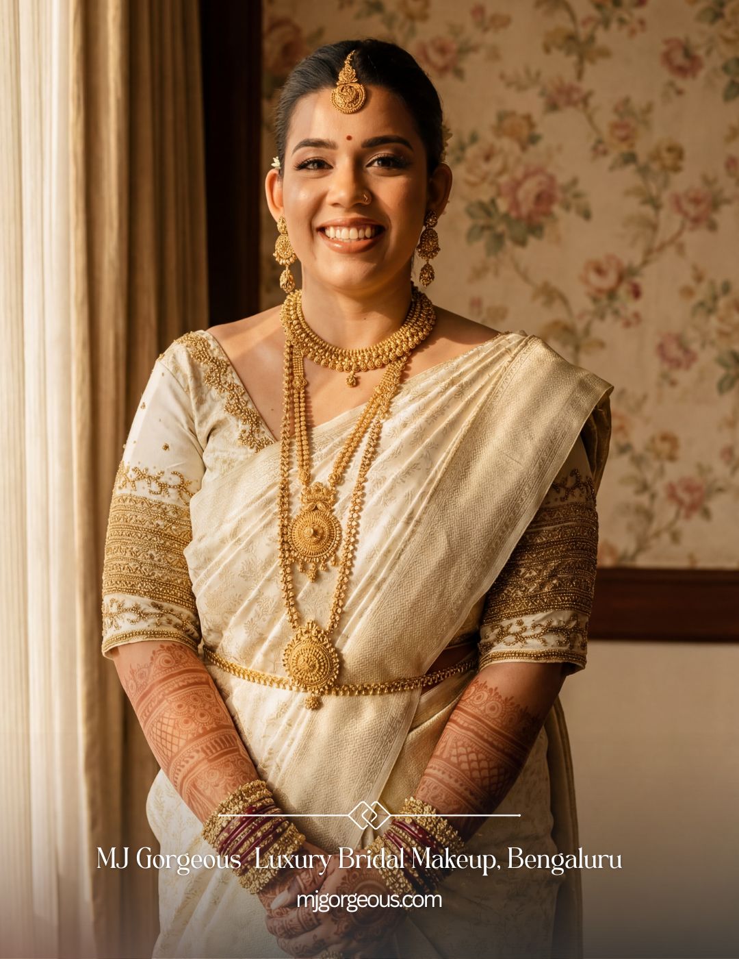Luxury bridal makeup Bangalore — MJ Shekhar, MJ Gorgeous Makeup Studio