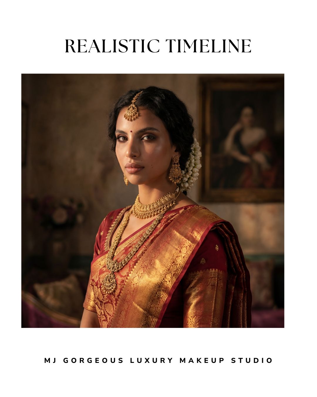 Realistic bridal makeup timeline guide