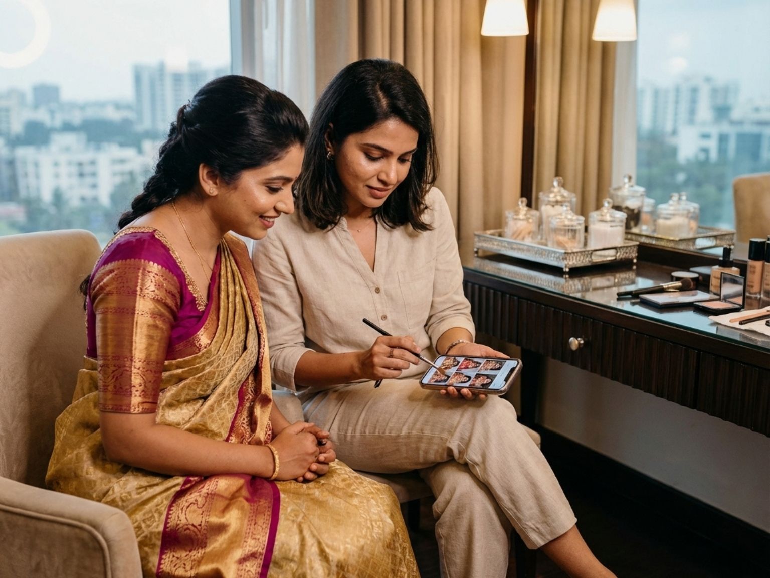 Bridal makeup consultation planning timeline