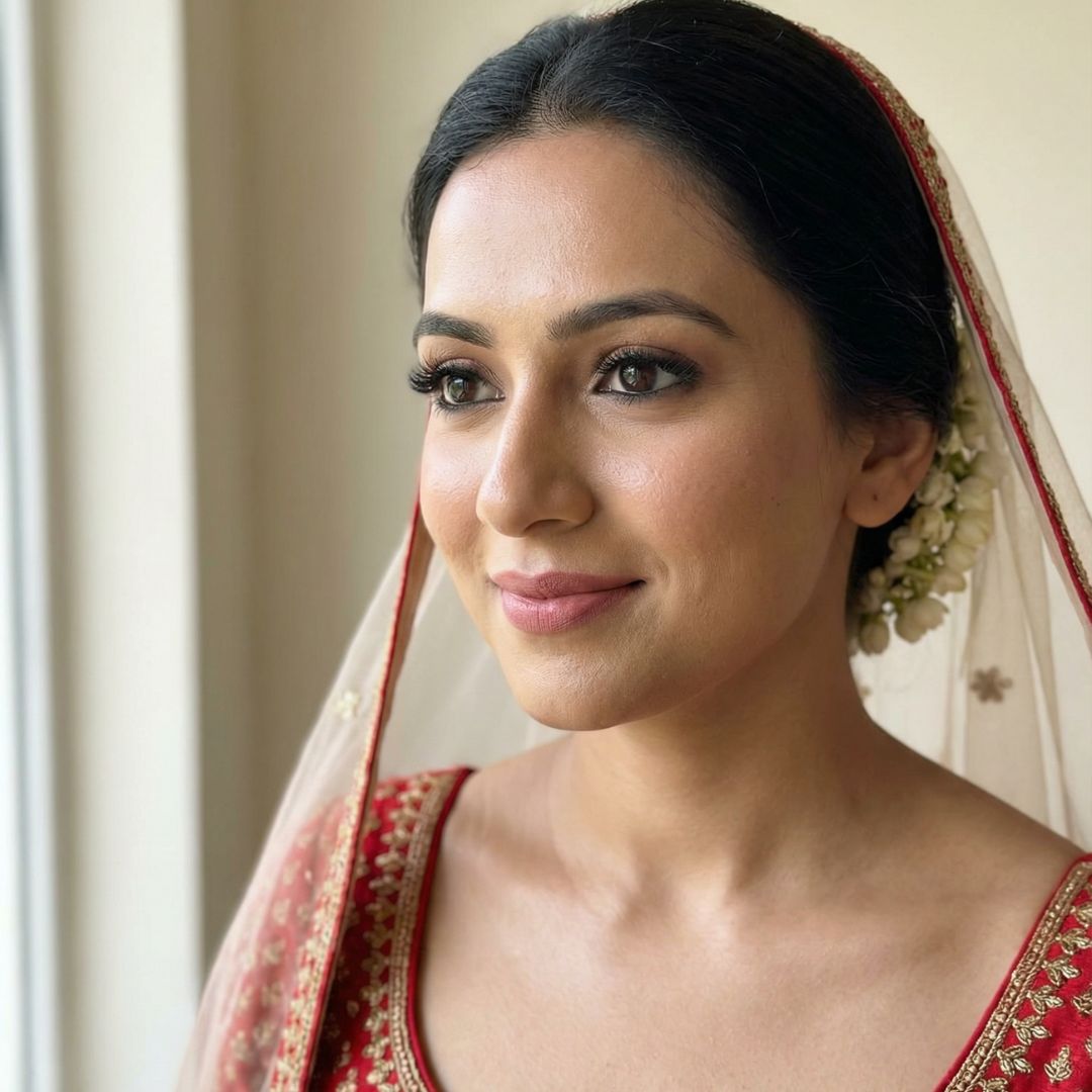 Foundation matching skin undertone bridal