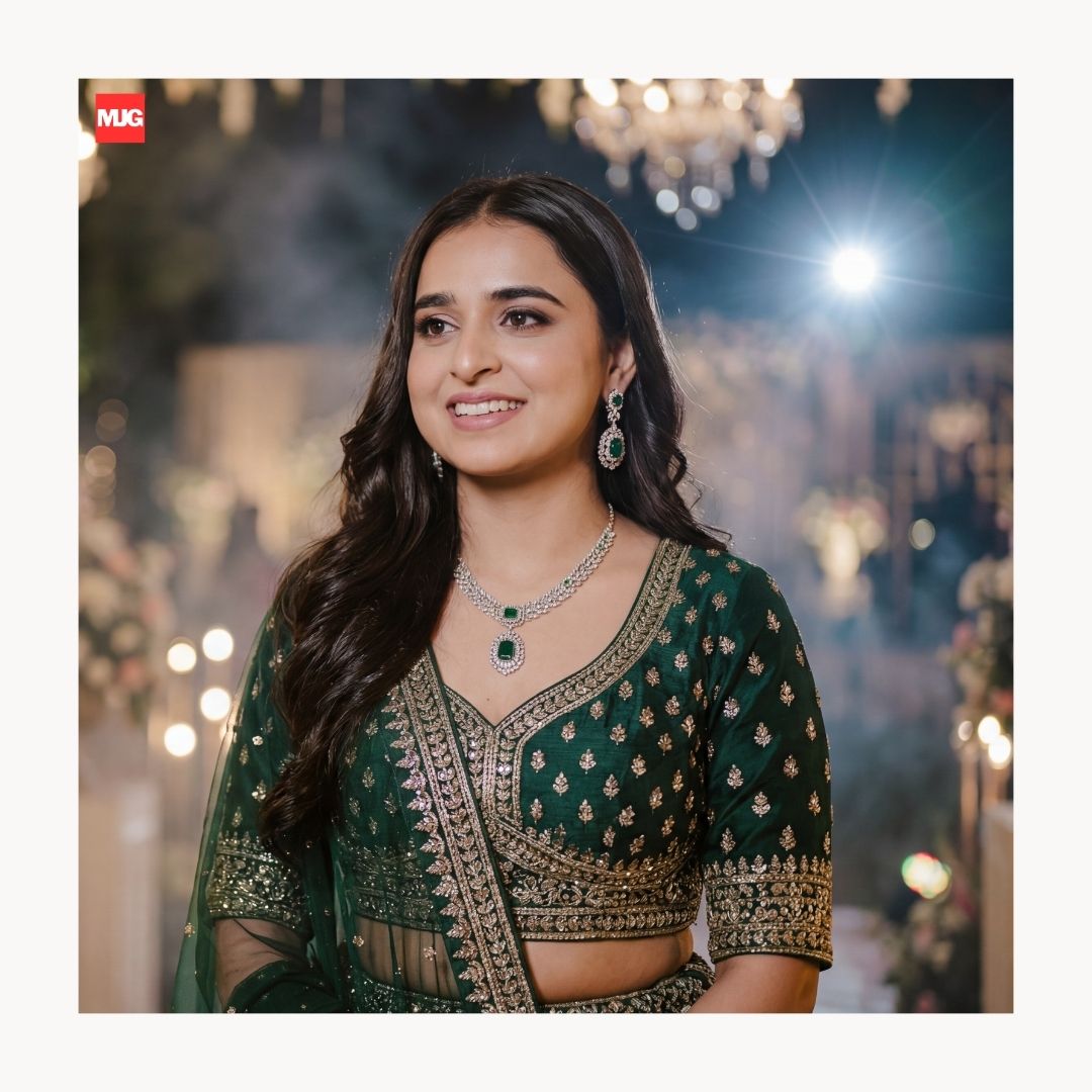 Natural bridal makeup glowing look