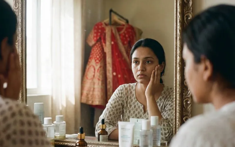 Bridal skincare routine before wedding