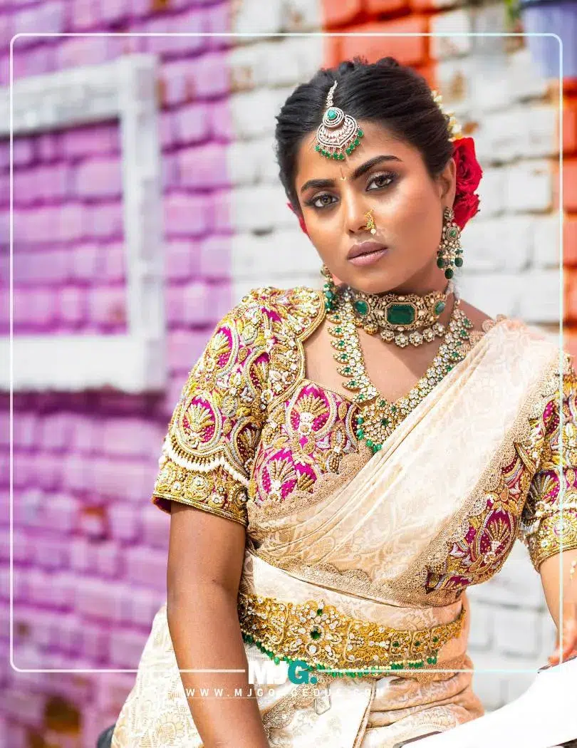 South Indian bride natural makeup MJ Gorgeous Makeup Studio