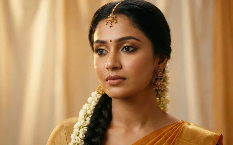 Bride with long lasting makeup look