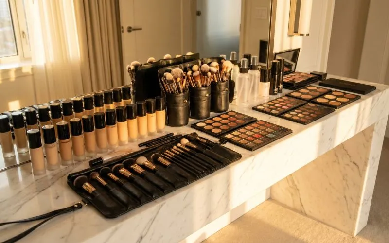 Makeup Products Expensive Professional bridal makeup products and tools
